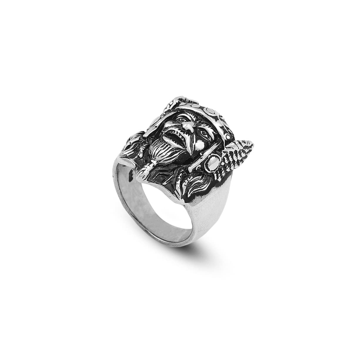 925K Sterling Silver Viking Ring Men