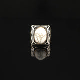 Turquoise Stone Men Silver Ring — image 2