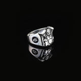 925K Sterling Silver Skull Ring — image 3
