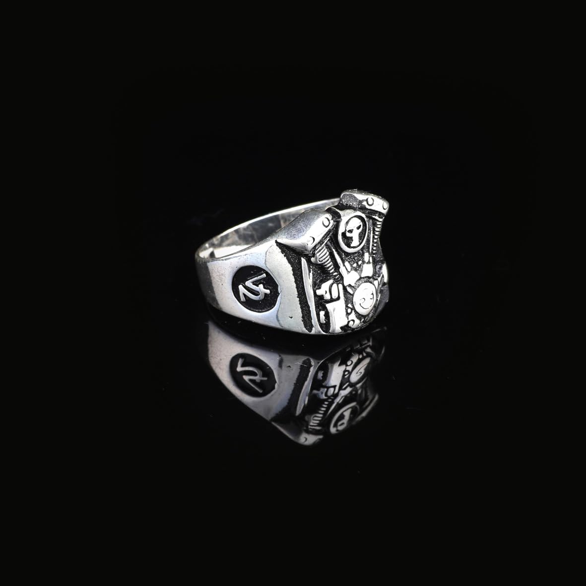 925K Sterling Silver Skull Ring