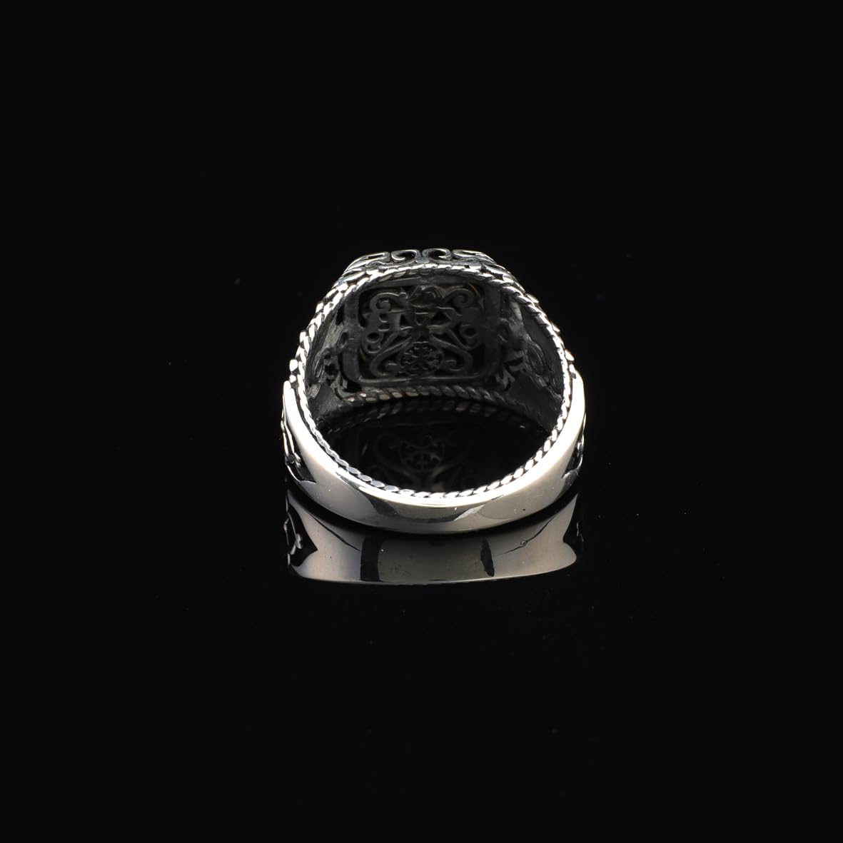 Men's Black Onyx Pinky Ring