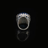 Aquamarine Ring - Large Gemstone Ring for Men — image 6