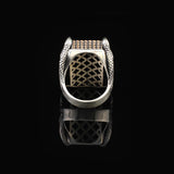 Amethyst Claw Ring - Chunky Sterling Silver Gemstone Ring — image 6