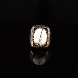Turquoise Stone Men Silver Ring — image 2