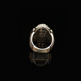 Turquoise Stone Men Silver Ring — image 5