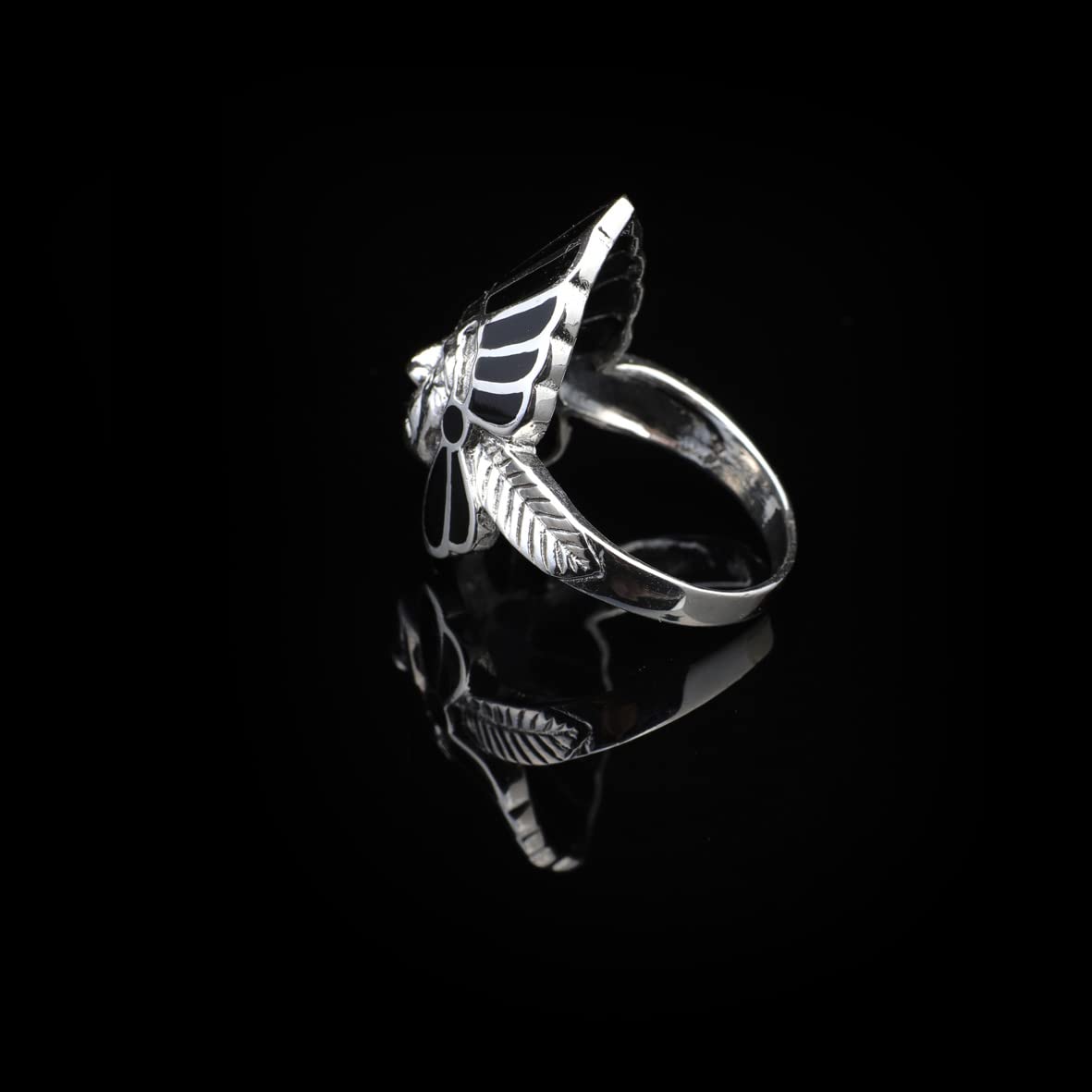 American Indian Chief Handmade Silver Men Ring