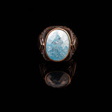 Vintage Handmade 925 Sterling Silver Men's Gemstone Ring - 925 Sterling Silver Rings for Men - Handcrafted Ring for Men — image 2