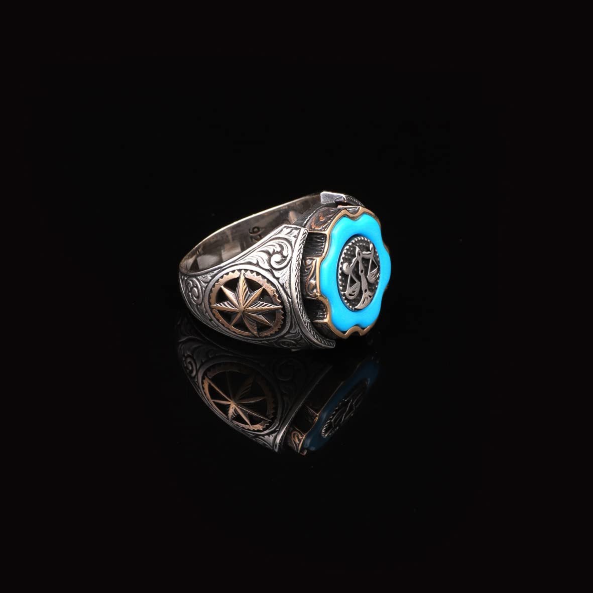 Turquoise Ring Men