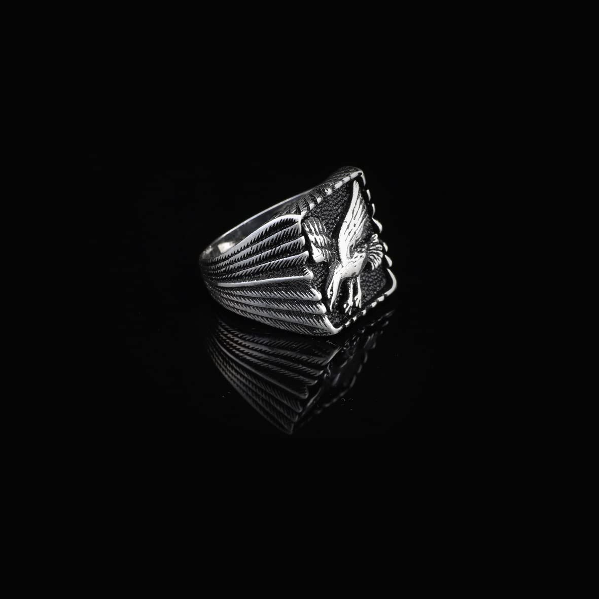 925K Sterling Silver Eagle Ring