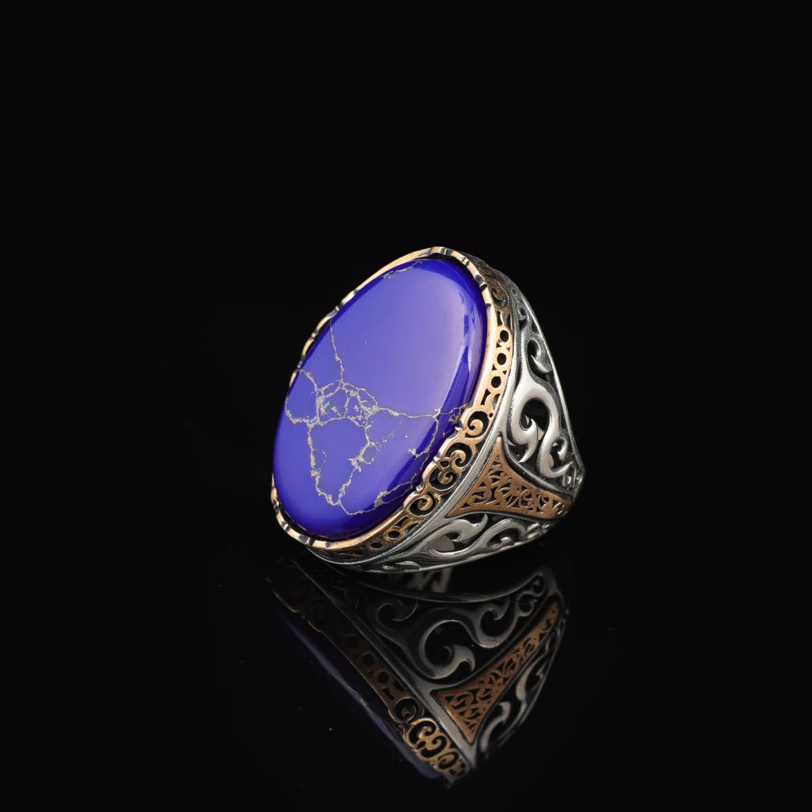Lapis Lazuli Ring - Oval Stone