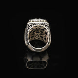 Handmade Mystic Topaz Ring Ottoman Style – Large Statement Vintage Gemstone Ring — image 6