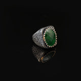925K Sterling Silver Jade Ring — image 2