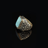 Mens Turquoise Ring — image 4