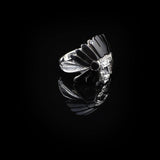American Indian Chief Handmade Silver Men Ring — image 3