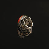 Men Handmade Carnelian Stone Ring — image 5