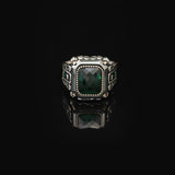 Vintage Emerald Ring for Men — image 3