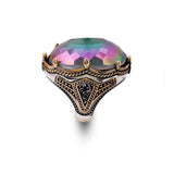 Mystic Topaz Ring - Oval Gemstone — image 1