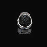 925 Sterling Silver Eagle Ring for Men - Ruby Eagle Ring for Men - 925 Sterling Silver Eagle Design Jewelry - Birthday Gifts — image 4