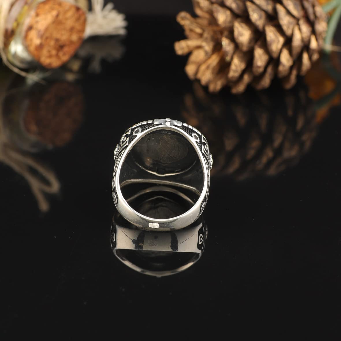 Eagle Handmade Signet Ring Men