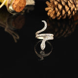 925K Sterling Silver Snake Ring — image 2