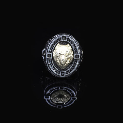 925 Sterling Silver Wolf Ring for Men - Men's Wolf Ring - 925 Sterling Silver Jewelry for a Bold Statement - Birthday Gifts