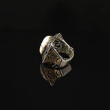 Turquoise Stone Men Silver Ring — image 5