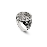 Eagle Handmade Signet Ring Men — image 1