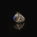 Blue Sapphire Ring Mens — image 4