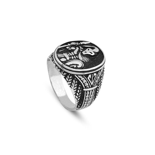 925K Sterling Silver Spartan Ring