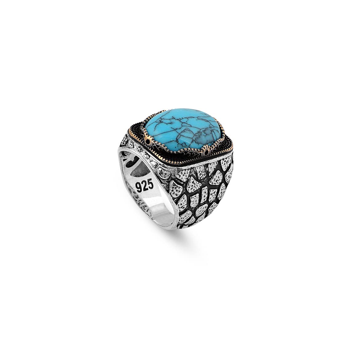 Mens Turquoise Ring