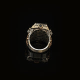Handmade Onyx Ring Ottoman Vintage Ring Sterling Silver Ring Chunky Silver Ring Large Statement Gemstone Ring Promise Ring for Him — image 5