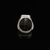 Men's Vintage Jade and Micro Stone Statement Ring — image 6