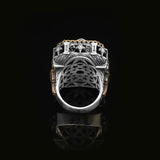 Handmade Onyx Ring Ottoman Style – Large Statement Vintage Gemstone Ring — image 6