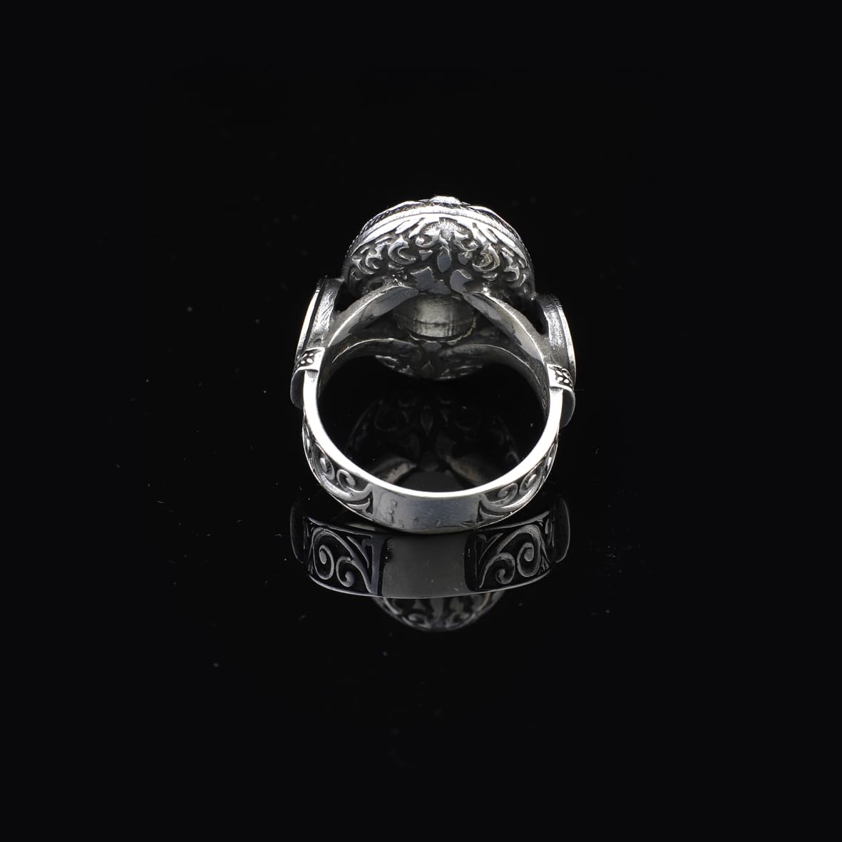 Handmade 925 Sterling Silver Personalized Rings - Custom Photo Ring with Name Engraving