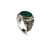 925K Sterling Silver Jade Ring — image 1