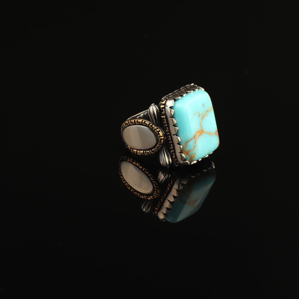 Mens Turquoise Ring