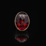 Garnet Engagement Ring for Men — image 3