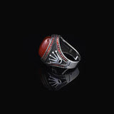 Carnelian Stone Ring — image 4