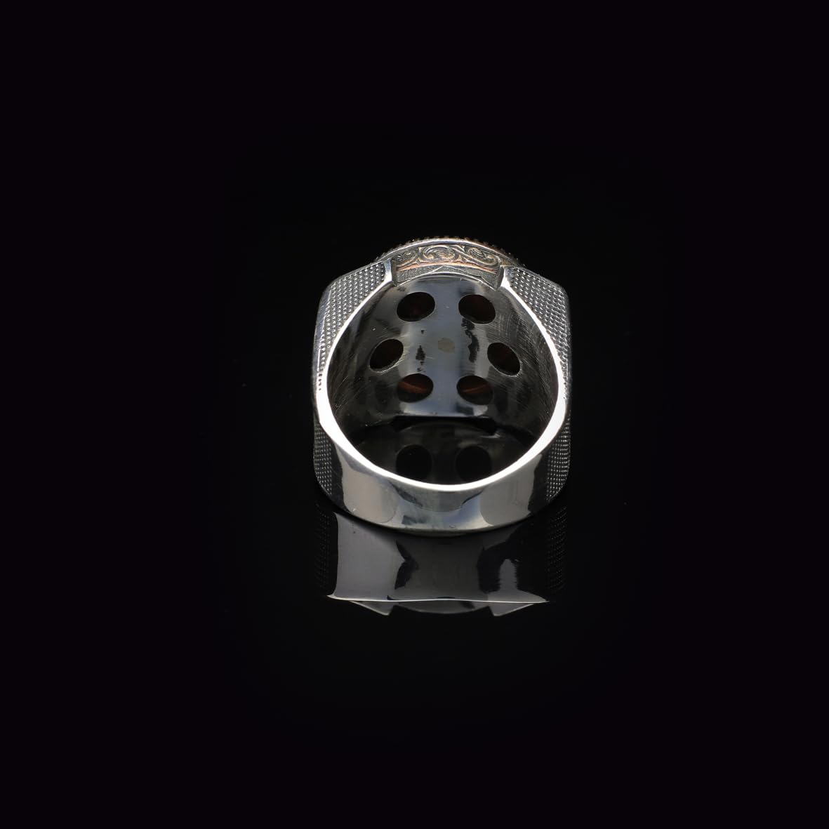 "Men's Rotating Watch Ring - 925 Sterling Silver Jewelry with Style - Rotating Design in 925 Sterling Silver - Birthday Gifts