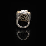 Black Onyx Ring with Large Oval Stone – Vintage Men’s Ring in Polished 925 Sterling Silver — image 6