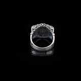 Handmade Blue Tiger Eye Ring for Men - Ottoman Style 925 Sterling Silver Gemstone Jewelry with Polishing Cloth Gift — image 5