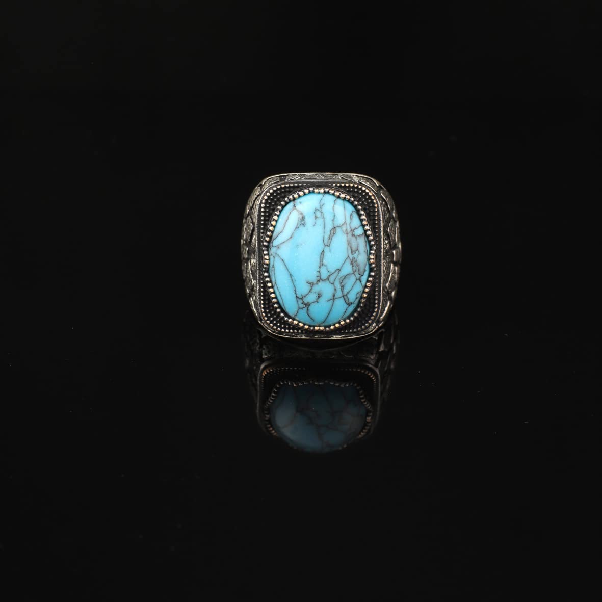 Mens Turquoise Ring