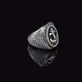 925K Sterling Silver Anchor Ring — image 3