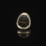 Mens Turquoise Ring – Ottoman Signet Vintage 925 Sterling Silver Engagement Ring – Promise Ring for Him – Gift for Husband — image 6