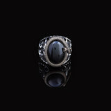 Mystical Serpent Onyx and Sterling Silver Snake Ring — image 2
