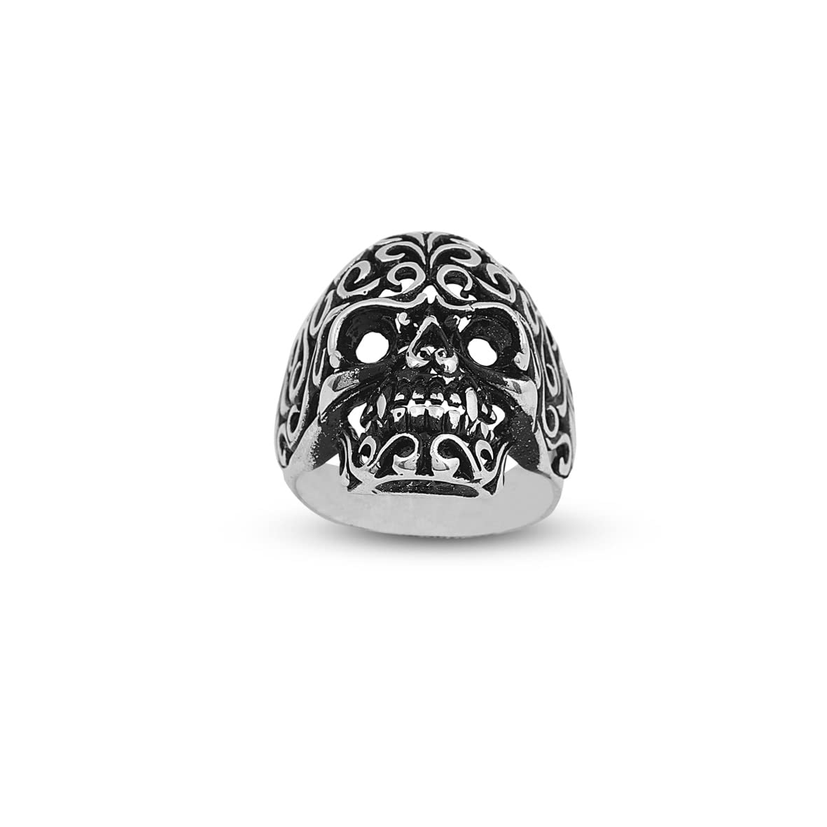 925K Sterling Silver Skull Ring