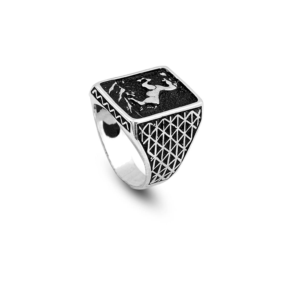 925K Sterling Silver Horse Ring