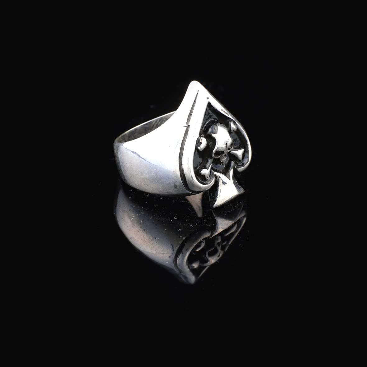Sterling Silver Spade Ring