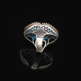 Handmade Vintage Aquamarine Ring for Men — image 6