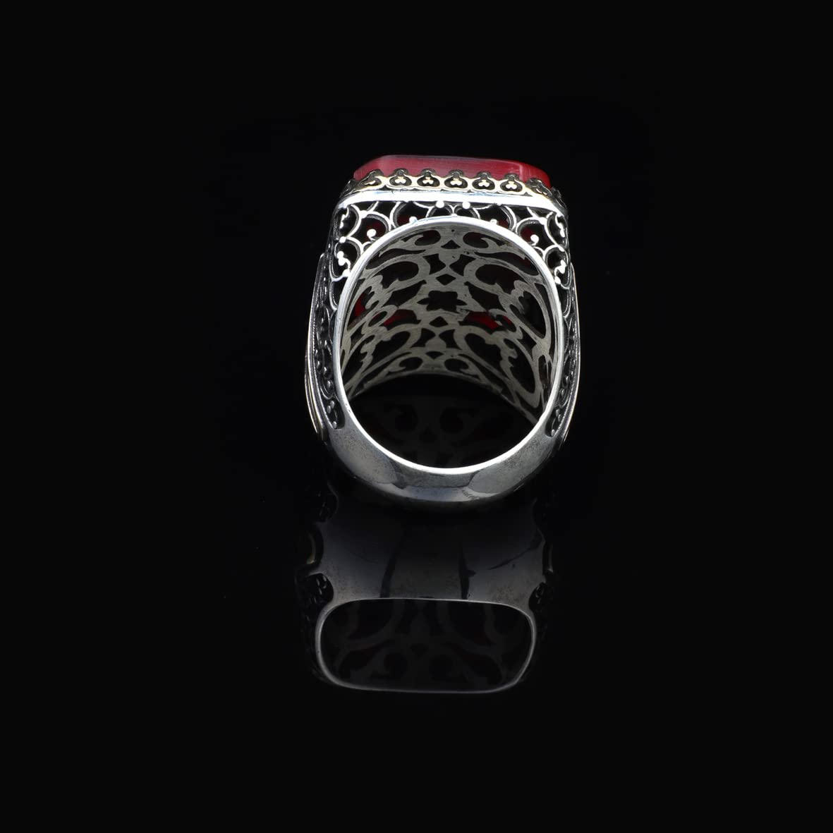 Carnelian Large Stone Ring